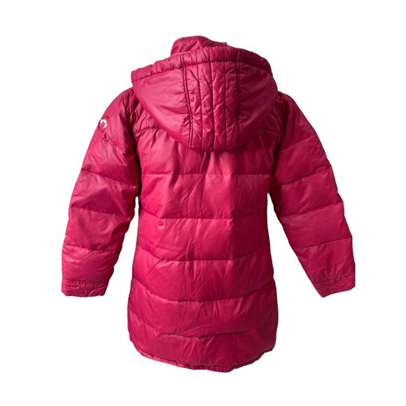 Appaman Burgundy Hooded Puffer Jacket Size 10 For Kids With Quilted Design & Zip - Picture 7 of 14